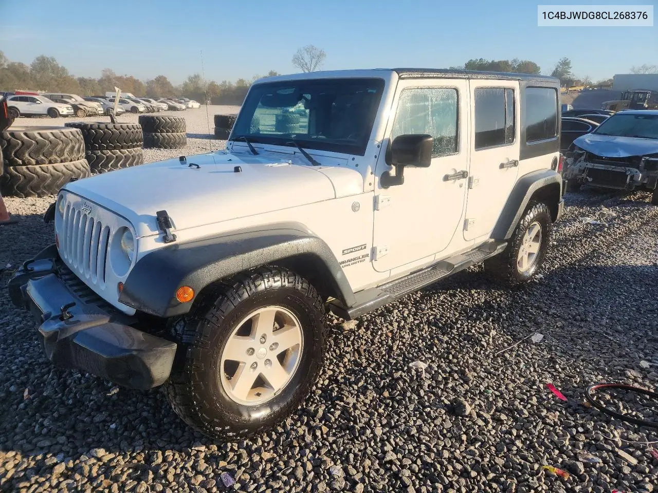 JEEP WRANGLER 2012, VIN 1C4BJWDG8CL268376