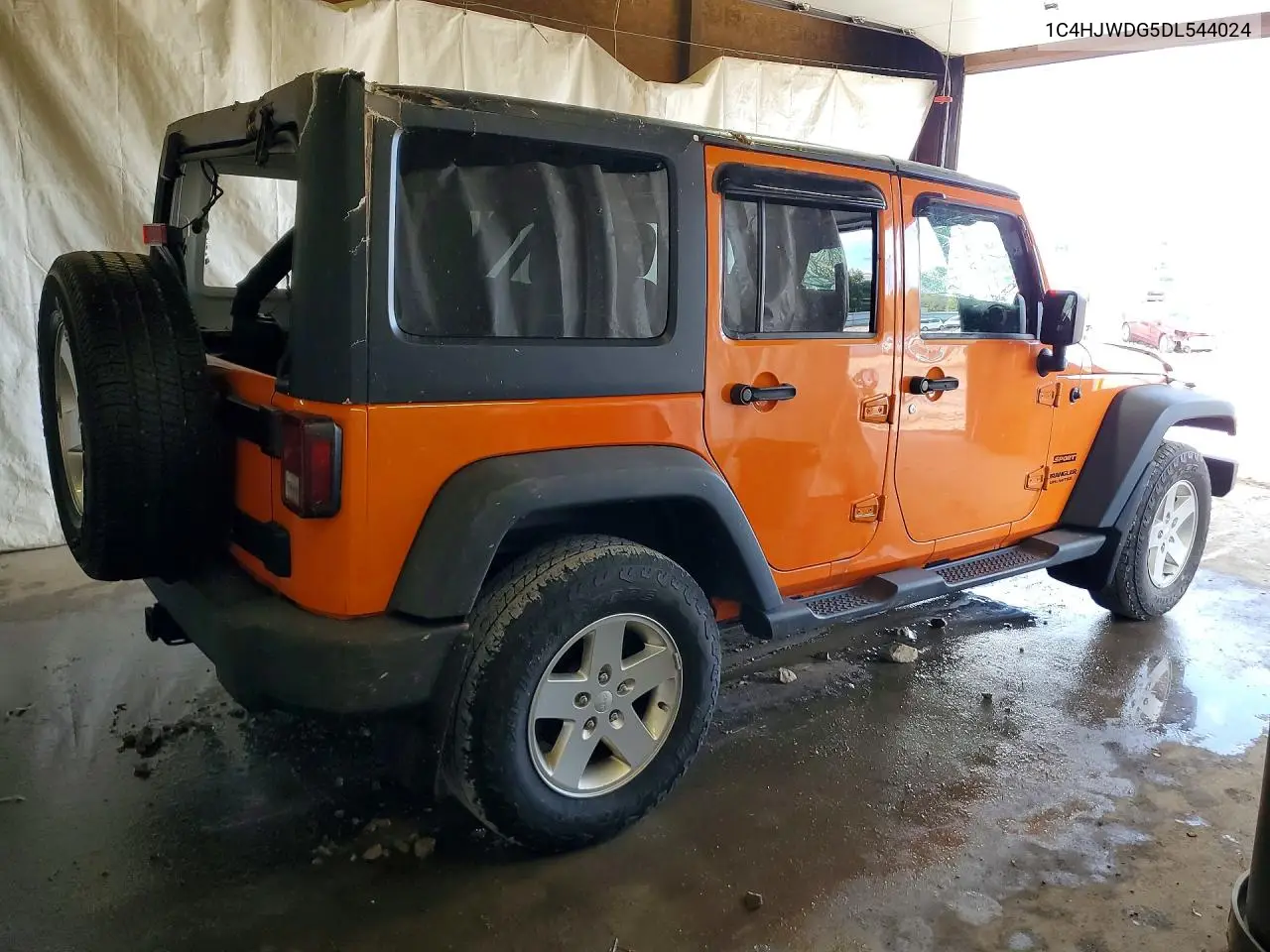 2013 JEEP WRANGLER VIN 1C4HJWDG5DL544024 — фото 3