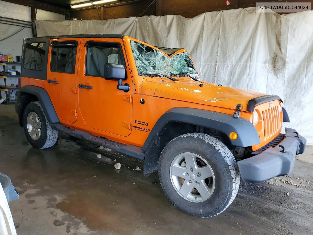 2013 JEEP WRANGLER VIN 1C4HJWDG5DL544024 — фото 4