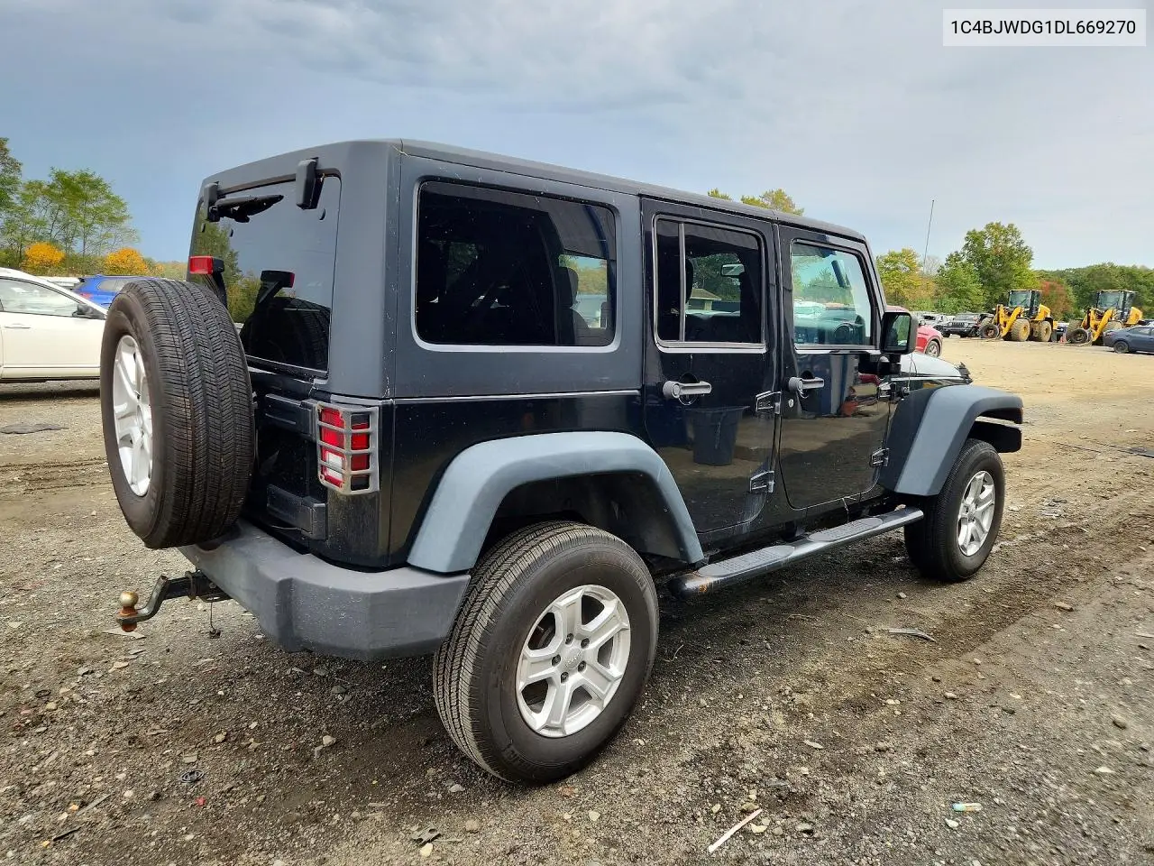 2013 JEEP WRANGLER VIN 1C4BJWDG1DL669270 — фото 3