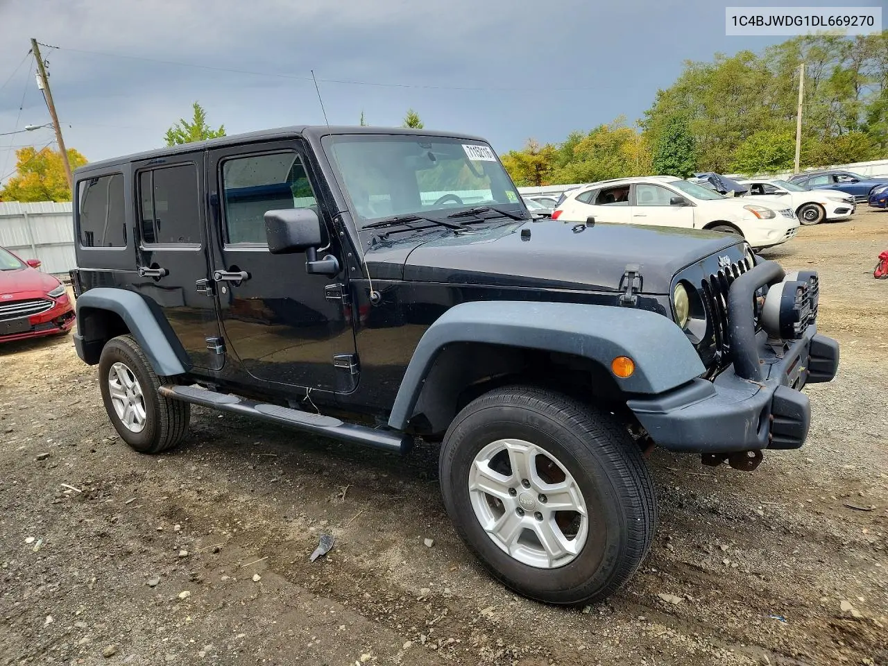 2013 JEEP WRANGLER VIN 1C4BJWDG1DL669270 — фото 4