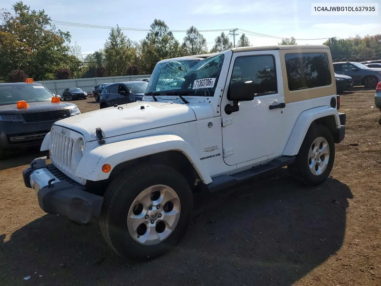 JEEP WRANGLER 2013, VIN 1C4AJWBG1DL637935