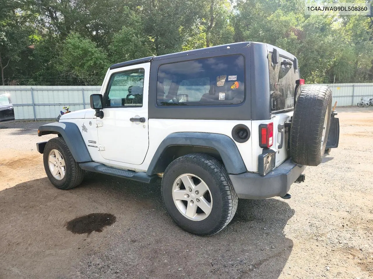 2013 JEEP WRANGLER VIN 1C4AJWAG9DL508360 — фото 2