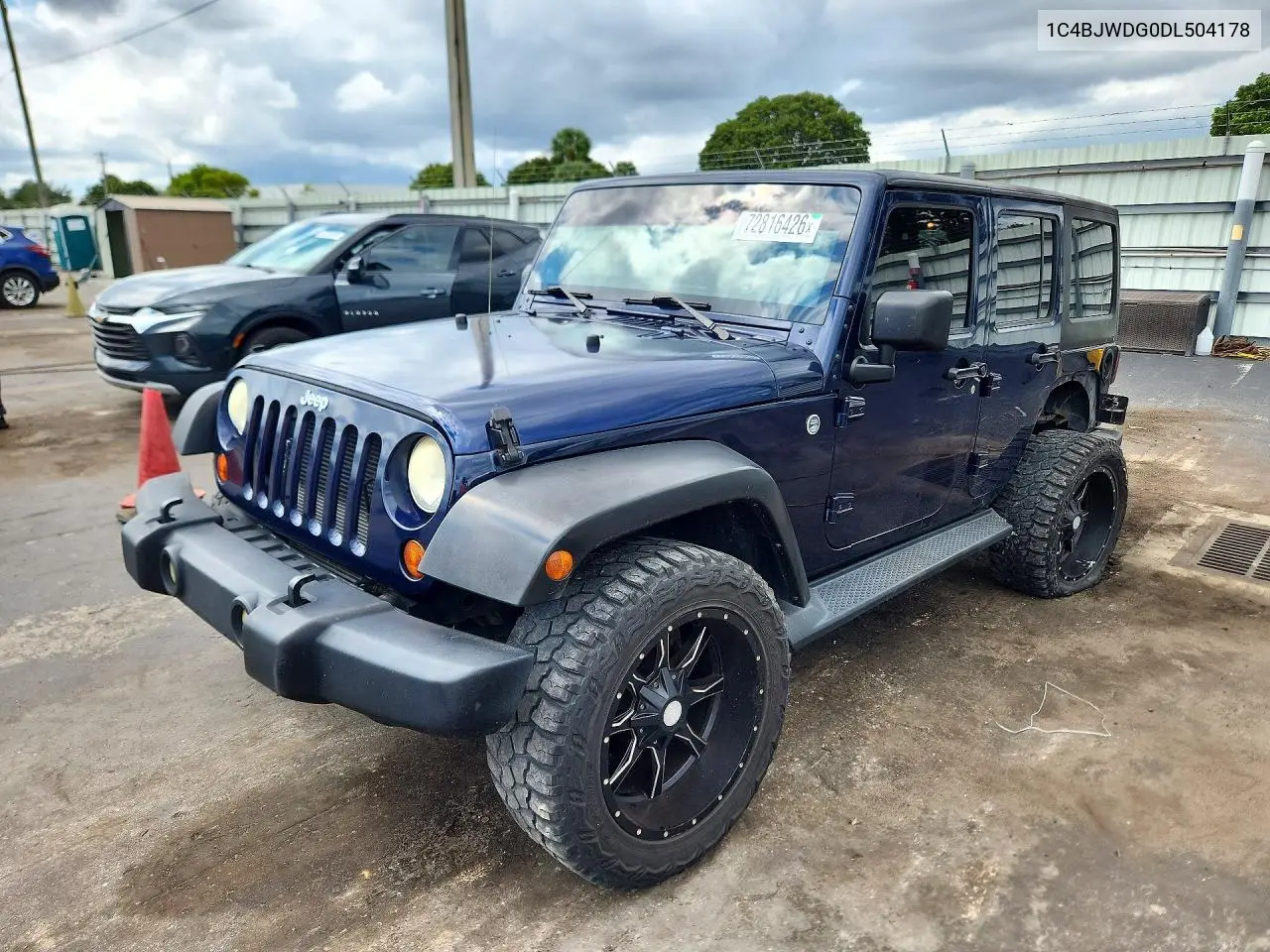 JEEP WRANGLER 2013, VIN 1C4BJWDG0DL504178
