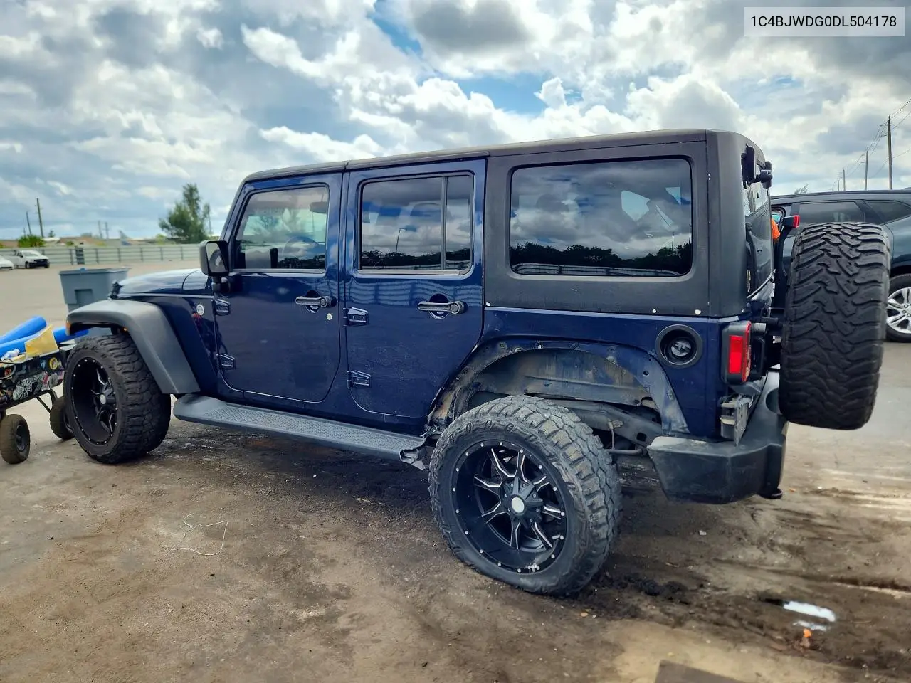2013 JEEP WRANGLER VIN 1C4BJWDG0DL504178 — фото 2