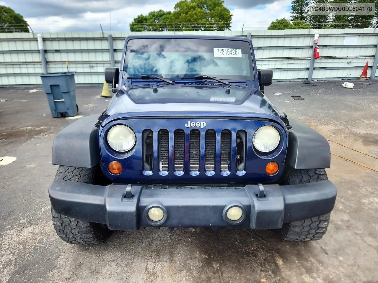 2013 JEEP WRANGLER VIN 1C4BJWDG0DL504178 — фото 5
