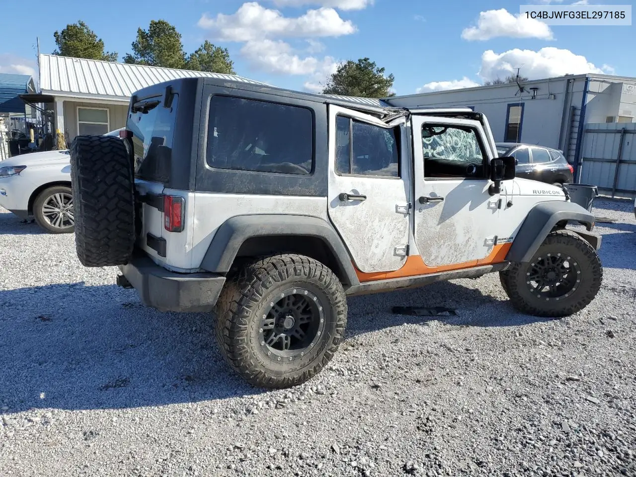 2014 JEEP WRANGLER VIN 1C4BJWFG3EL297185 — фото 3