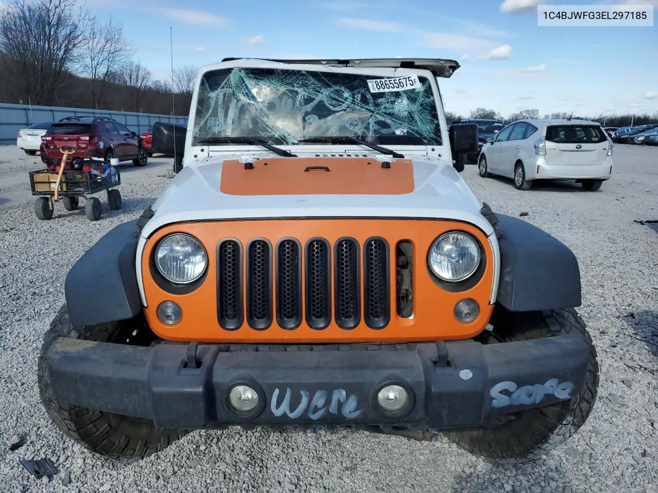 2014 JEEP WRANGLER VIN 1C4BJWFG3EL297185 — фото 5