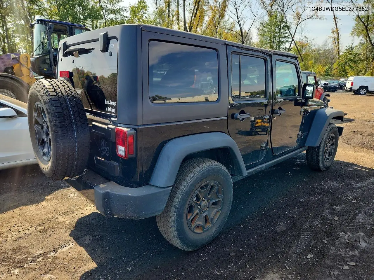 2014 JEEP WRANGLER VIN 1C4BJWDG5EL277362 — фото 3