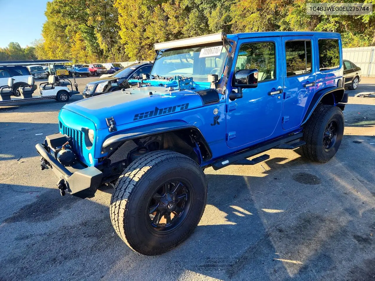 JEEP WRANGLER 2014, VIN 1C4BJWEG0EL275744