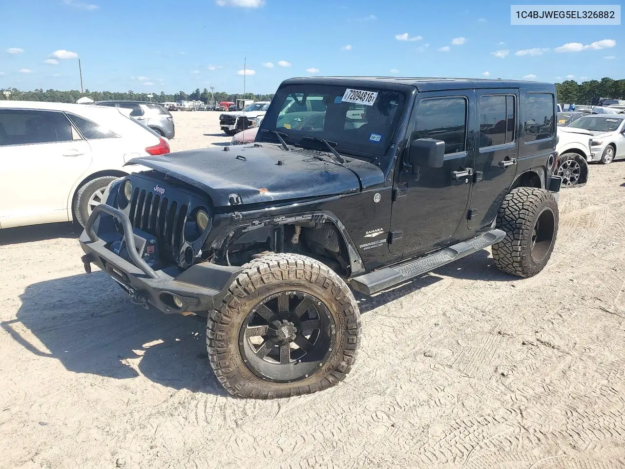 JEEP WRANGLER 2014, VIN 1C4BJWEG5EL326882