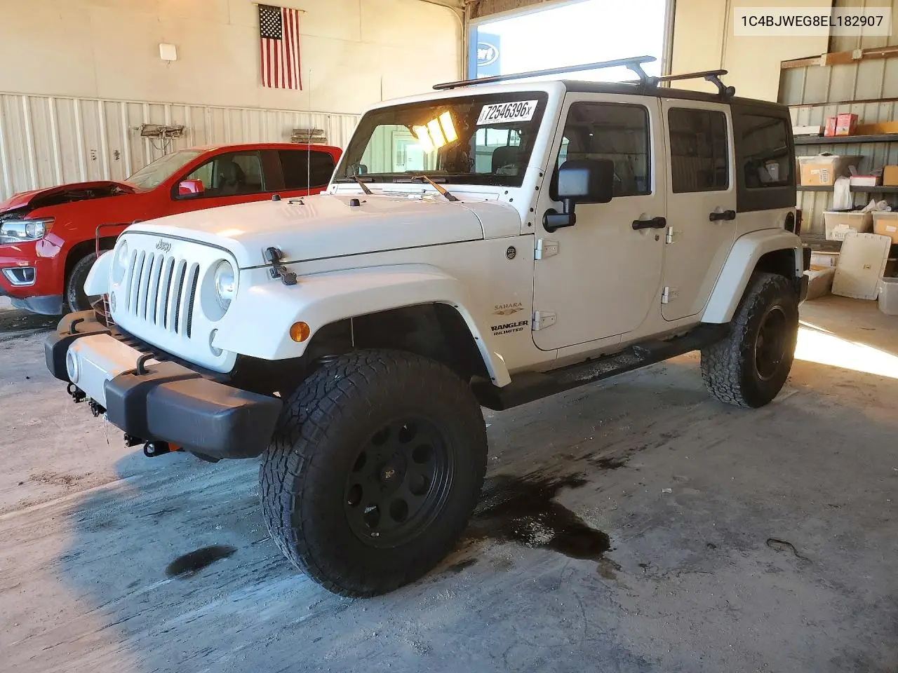JEEP WRANGLER 2014, VIN 1C4BJWEG8EL182907