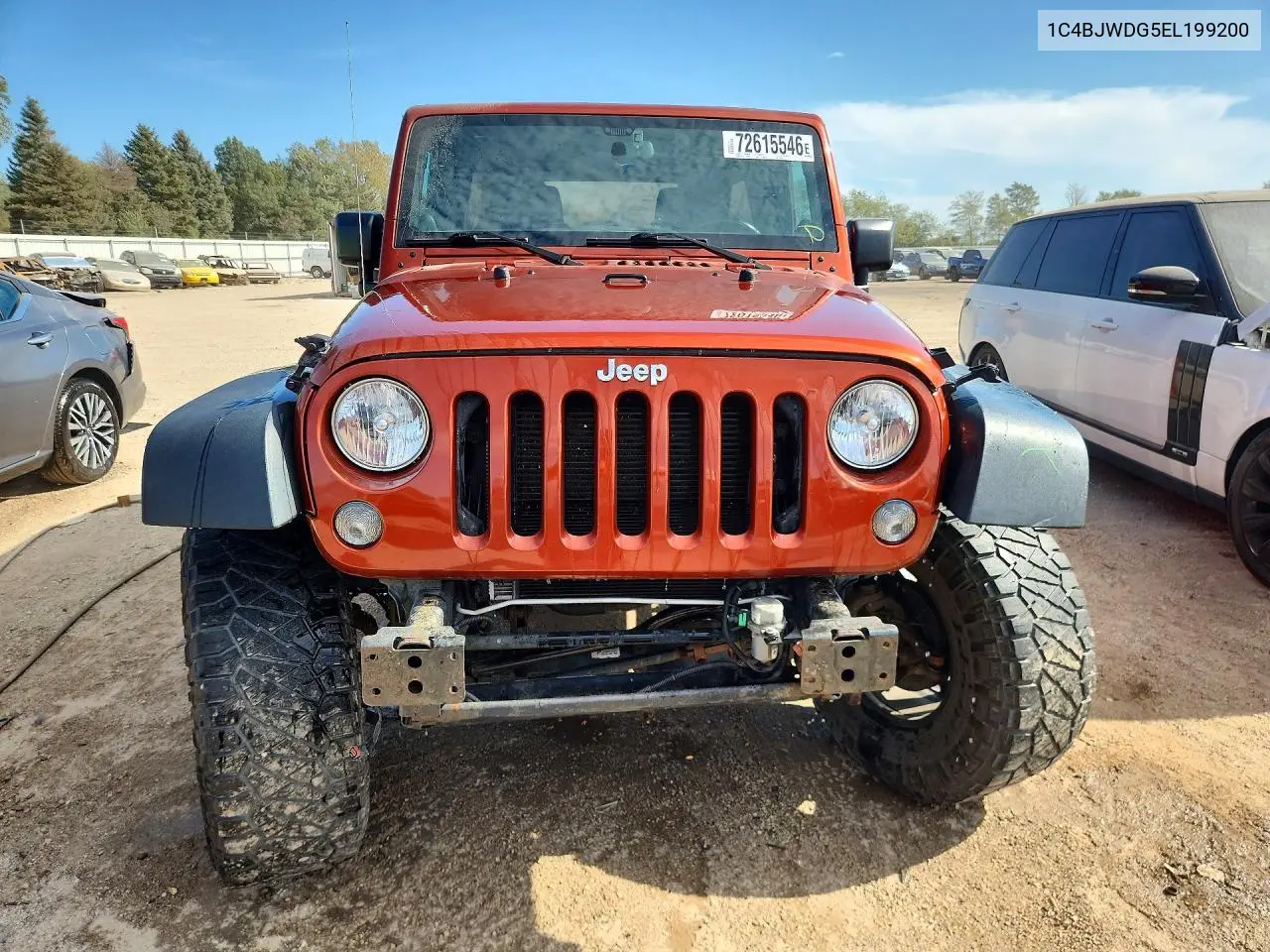 2014 JEEP WRANGLER VIN 1C4BJWDG5EL199200 — фото 5