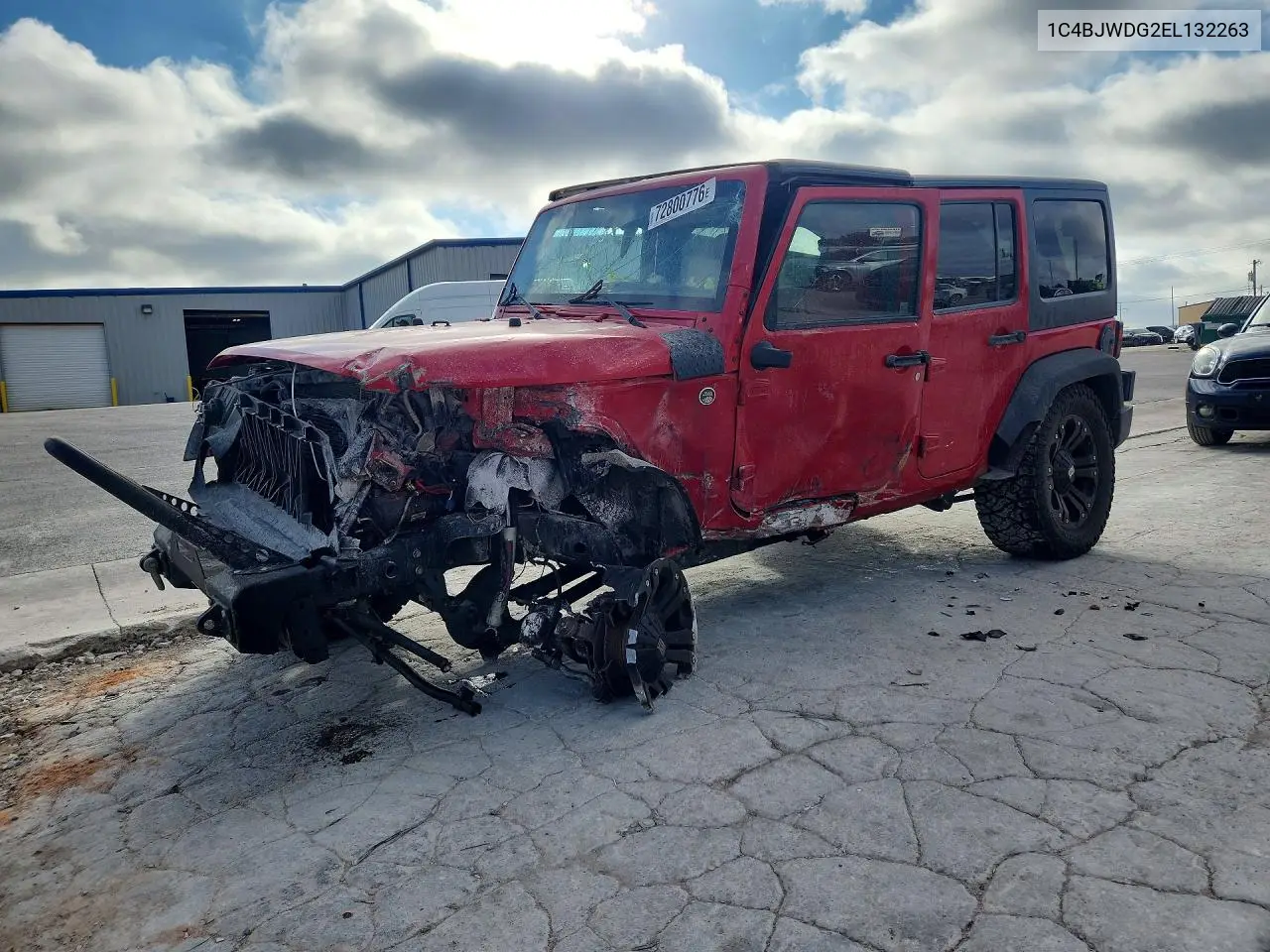 JEEP WRANGLER 2014, VIN 1C4BJWDG2EL132263