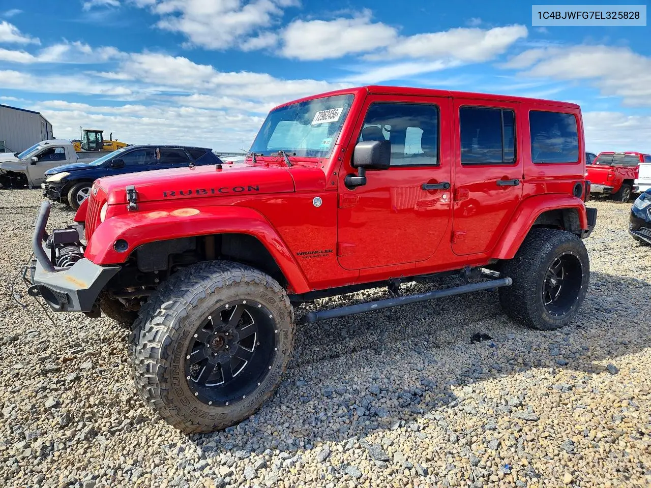 JEEP WRANGLER 2014, VIN 1C4BJWFG7EL325828