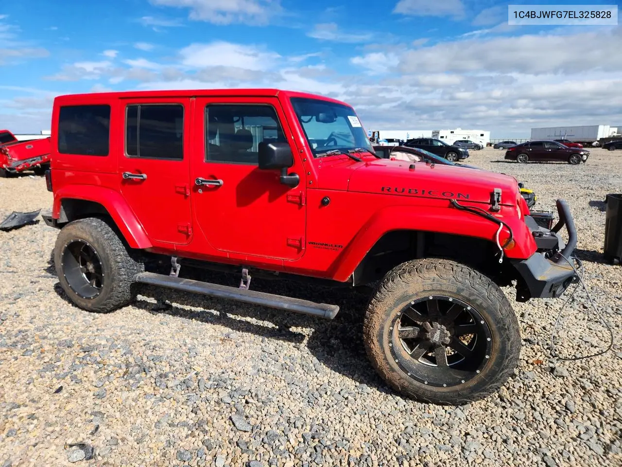 2014 JEEP WRANGLER VIN 1C4BJWFG7EL325828 — фото 4