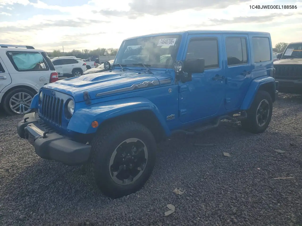 JEEP WRANGLER 2014, VIN 1C4BJWEG0EL188586
