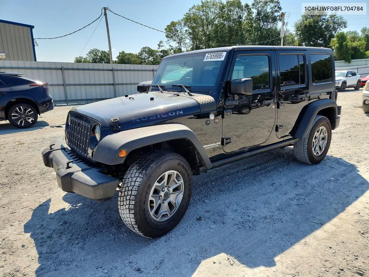 JEEP WRANGLER 2015, VIN 1C4HJWFG8FL704784