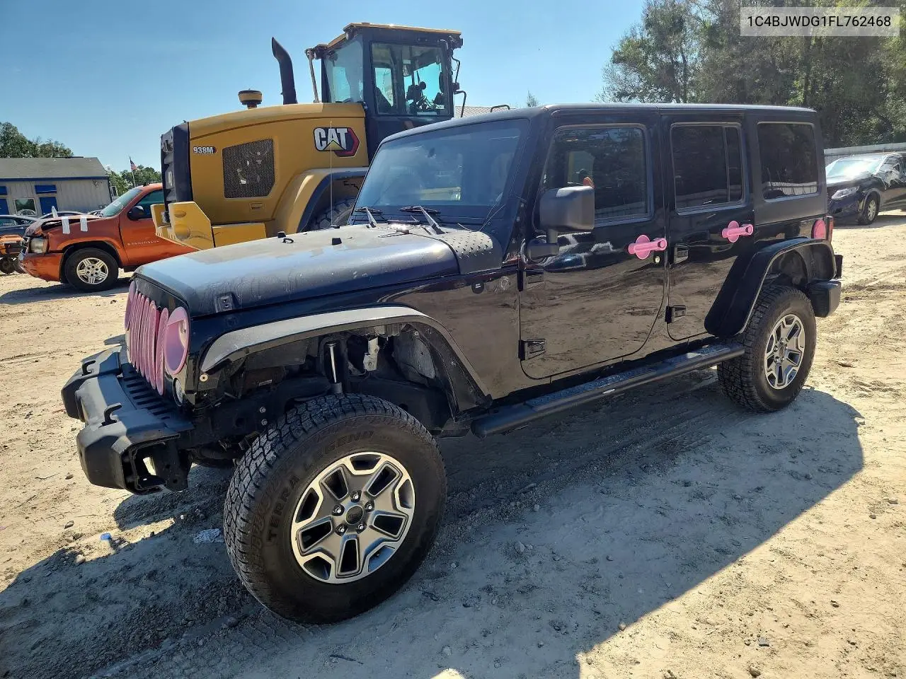 JEEP WRANGLER 2015, VIN 1C4BJWDG1FL762468