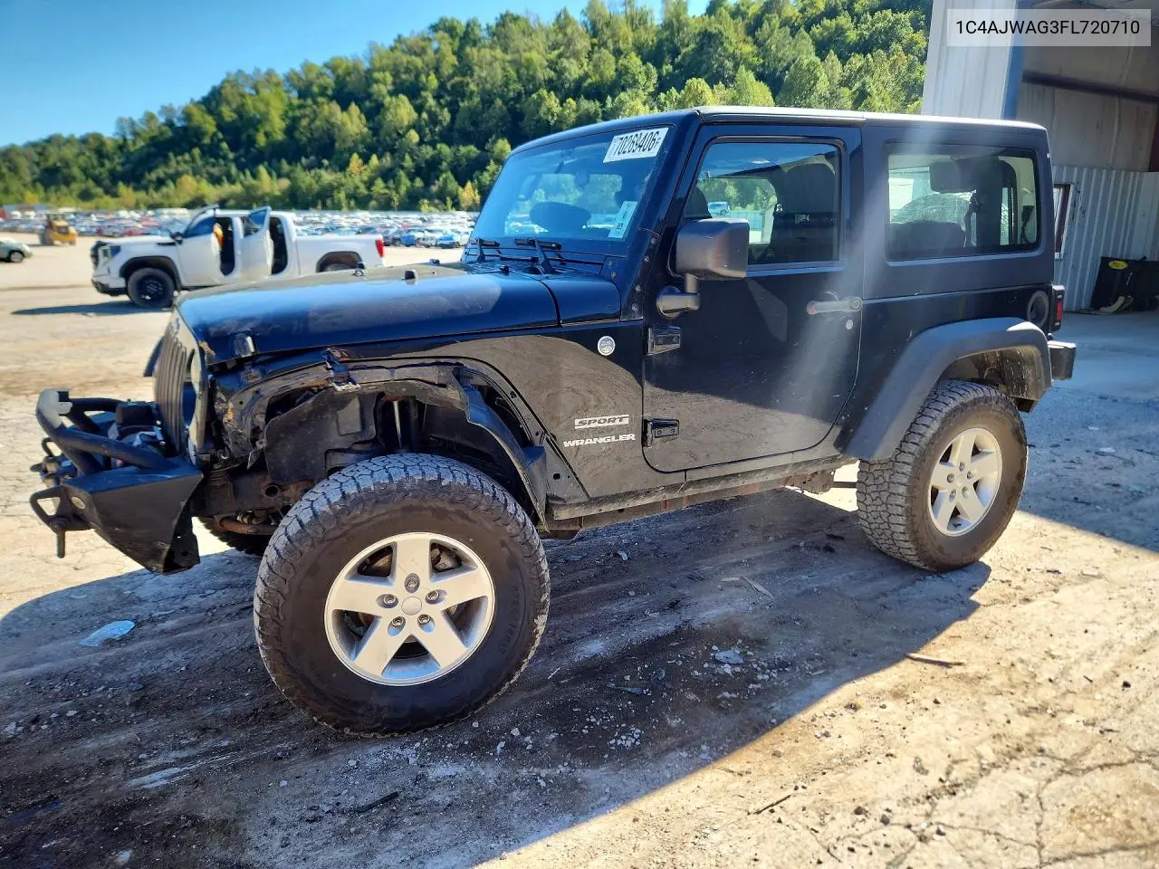 JEEP WRANGLER 2015, VIN 1C4AJWAG3FL720710