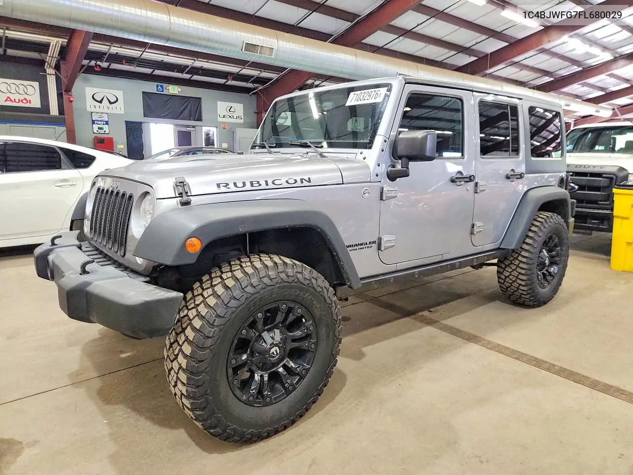 JEEP WRANGLER 2015, VIN 1C4BJWFG7FL680029