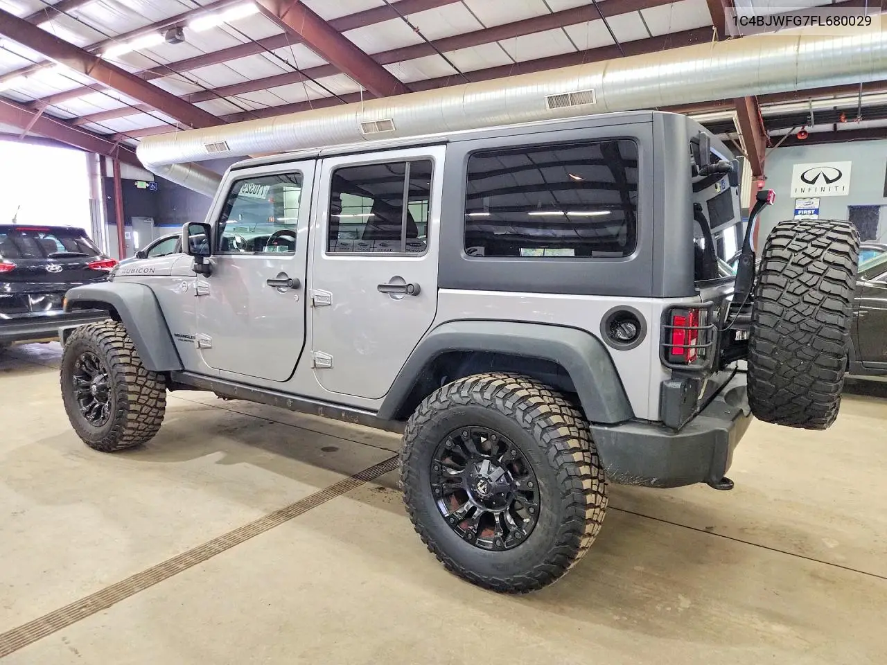 2015 JEEP WRANGLER VIN 1C4BJWFG7FL680029 — фото 2