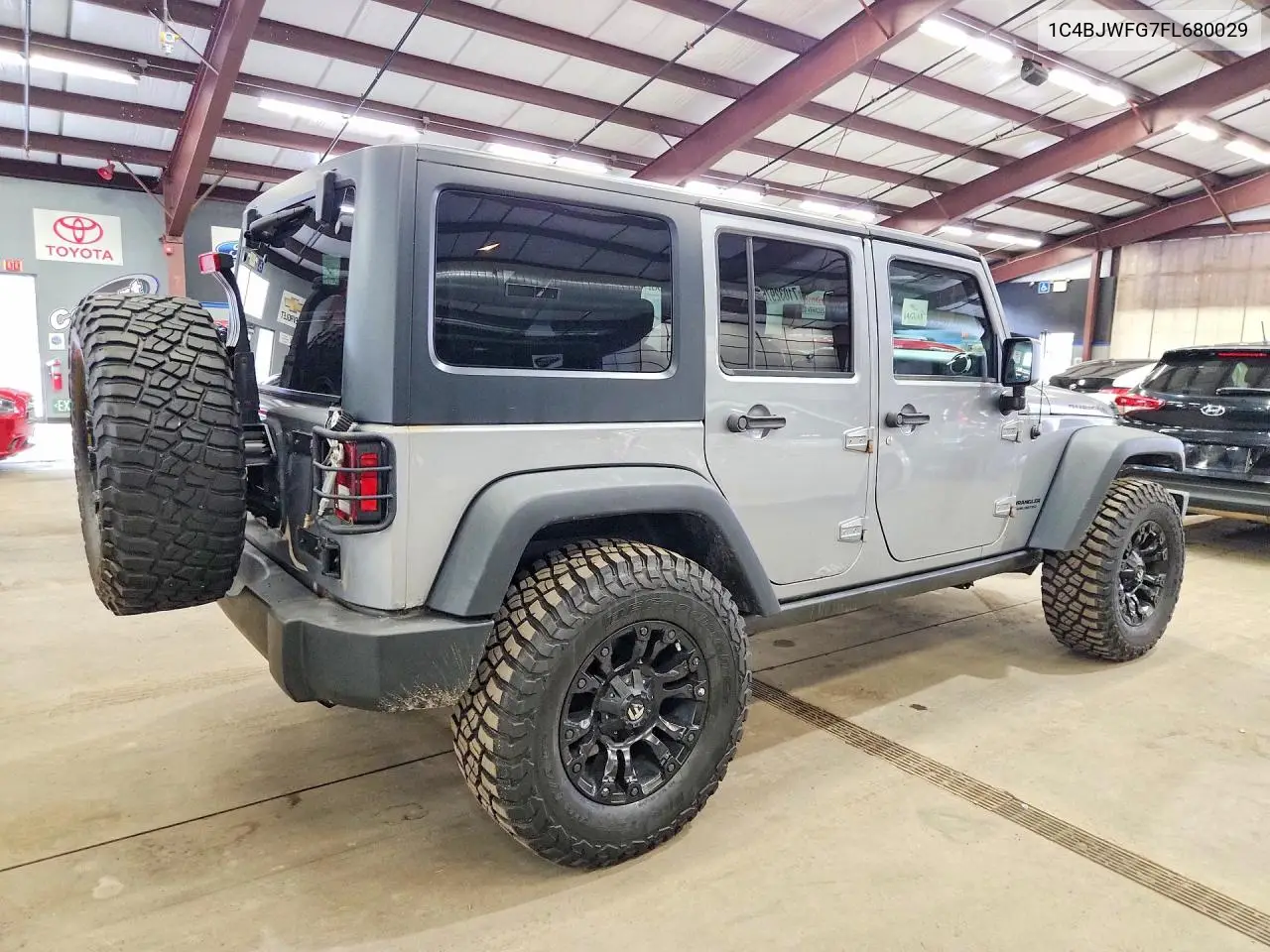 2015 JEEP WRANGLER VIN 1C4BJWFG7FL680029 — фото 3