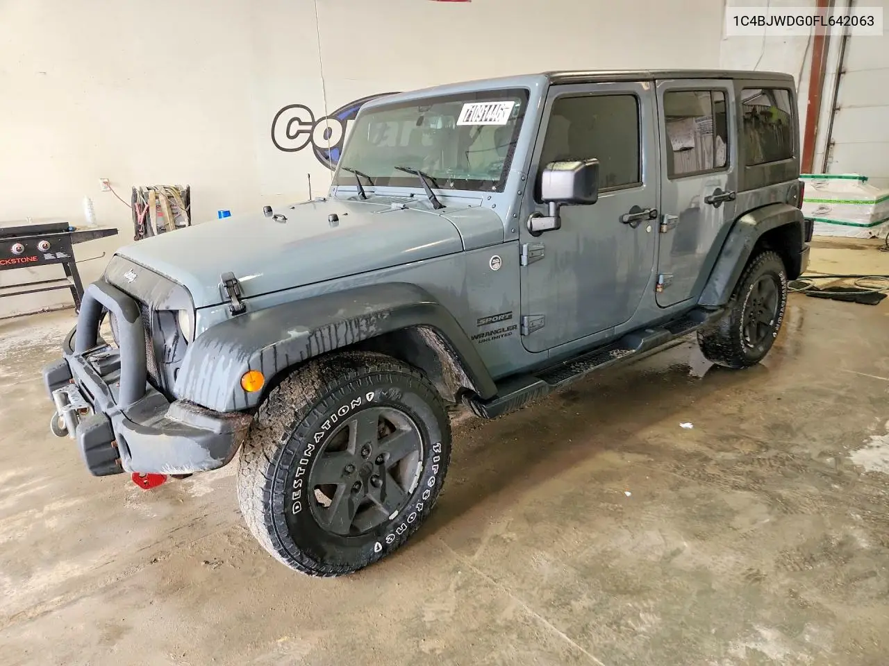 JEEP WRANGLER 2015, VIN 1C4BJWDG0FL642063