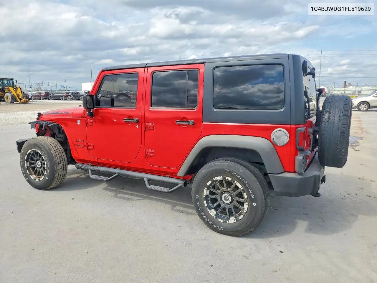2015 JEEP WRANGLER VIN 1C4BJWDG1FL519629 — фото 2