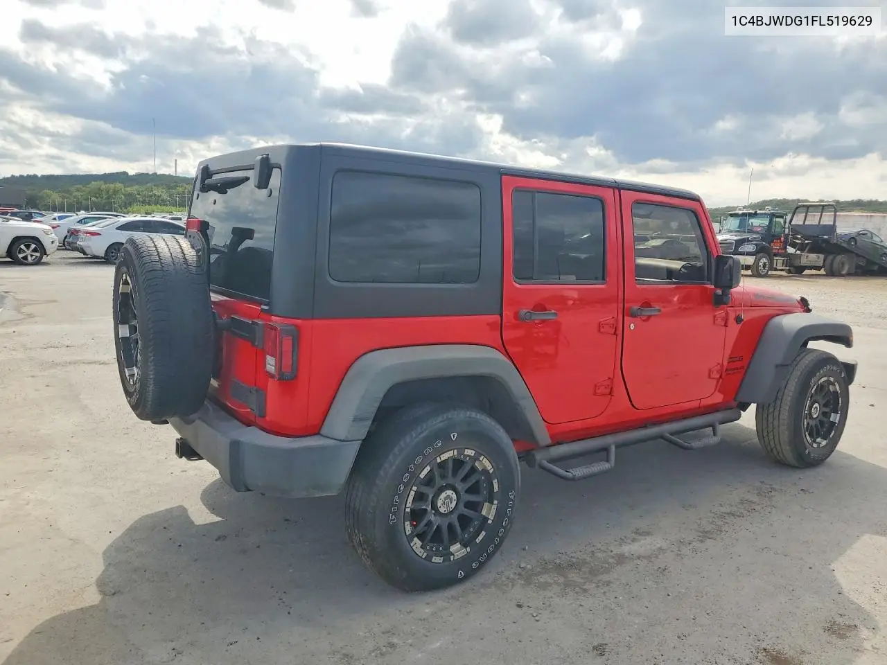 2015 JEEP WRANGLER VIN 1C4BJWDG1FL519629 — фото 3