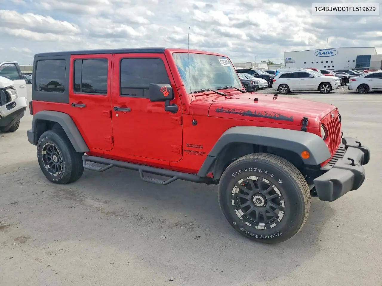 2015 JEEP WRANGLER VIN 1C4BJWDG1FL519629 — фото 4