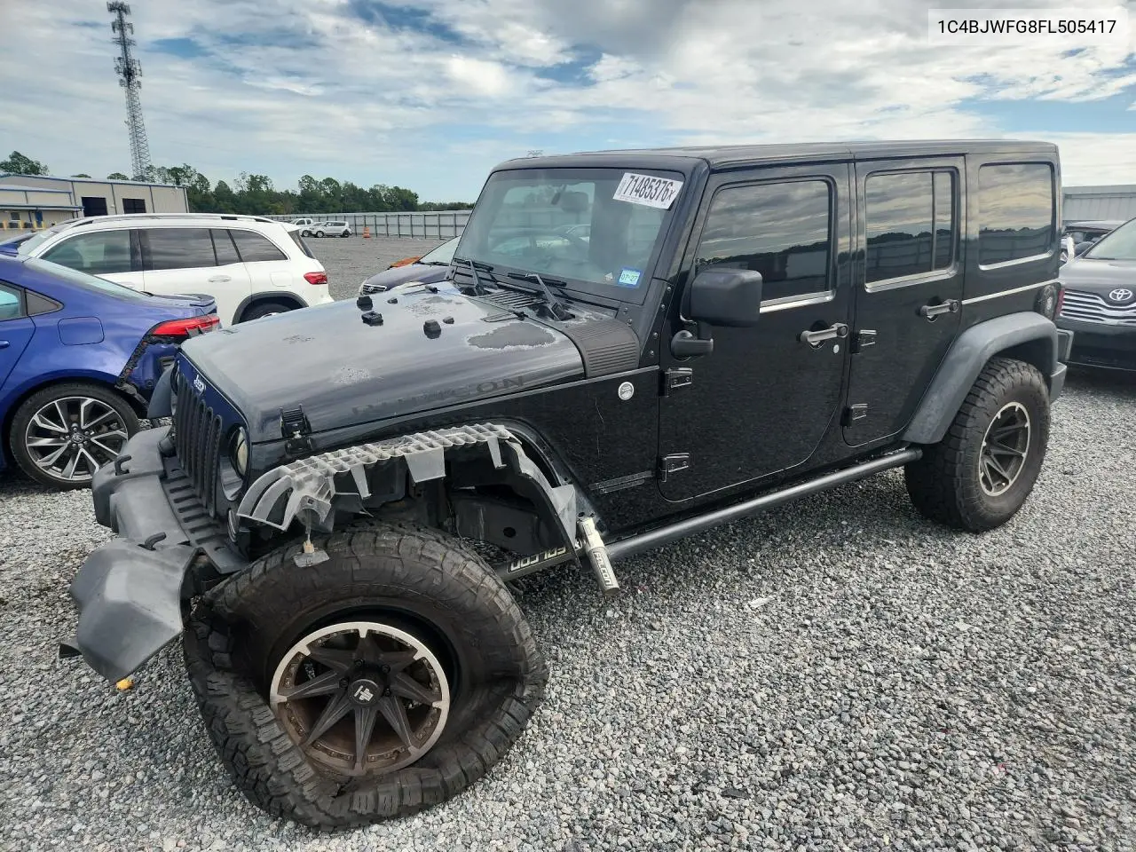 JEEP WRANGLER 2015, VIN 1C4BJWFG8FL505417
