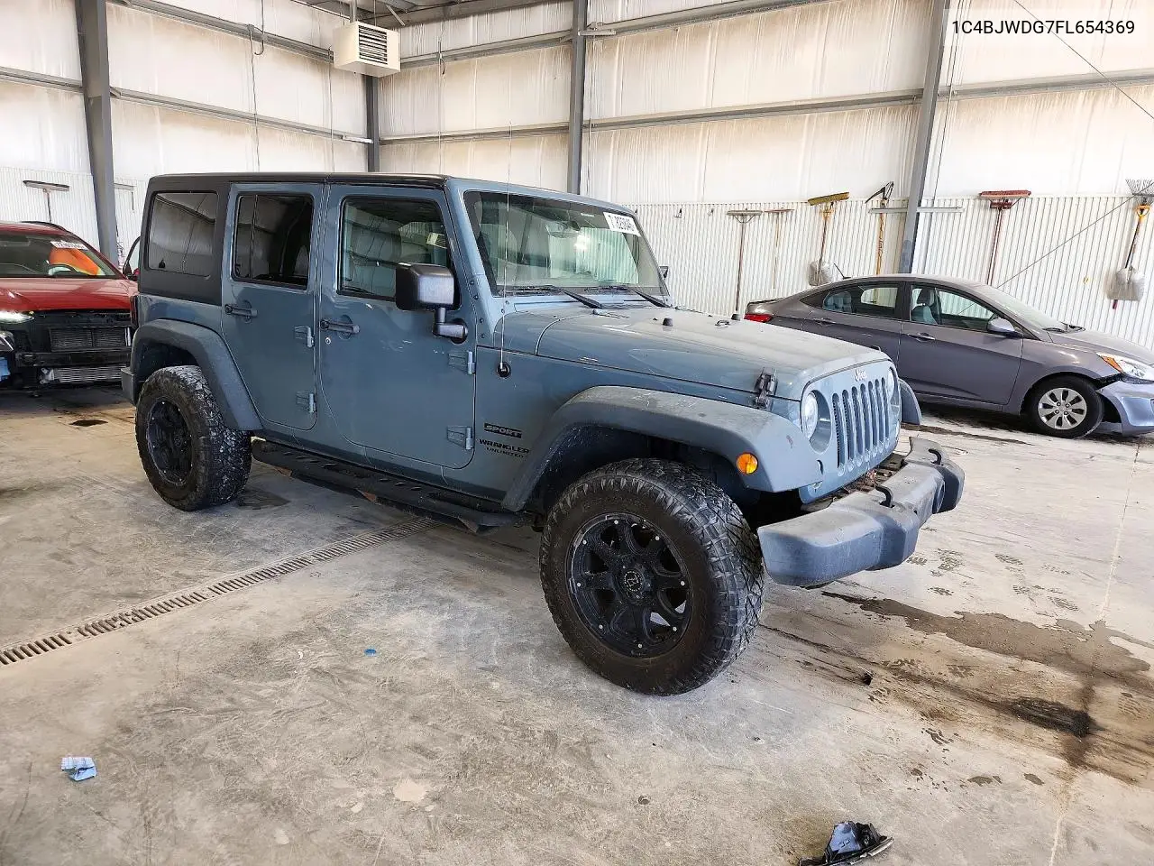 2015 JEEP WRANGLER VIN 1C4BJWDG7FL654369 — фото 4