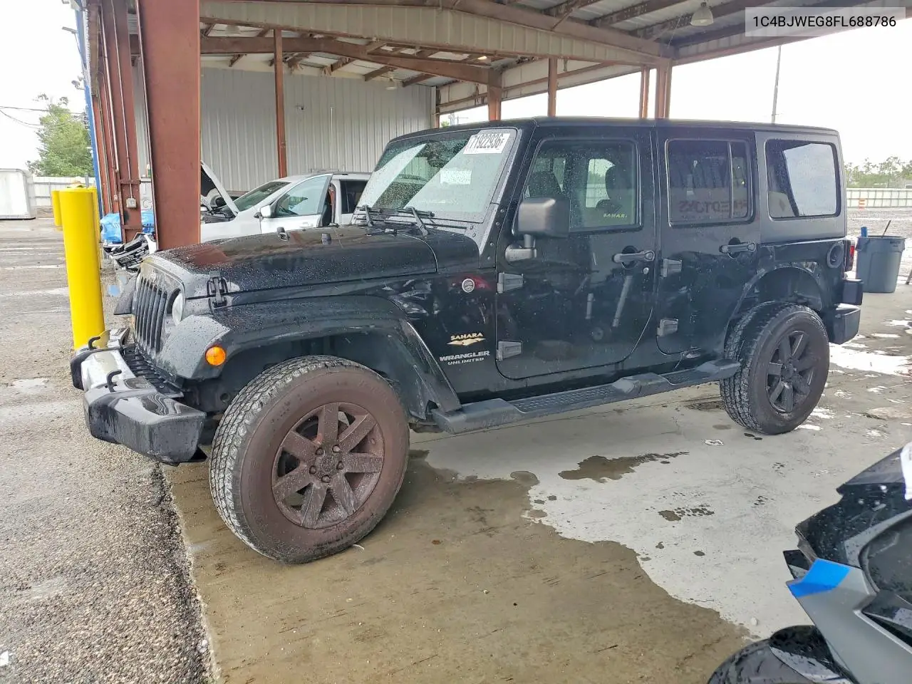JEEP WRANGLER 2015, VIN 1C4BJWEG8FL688786