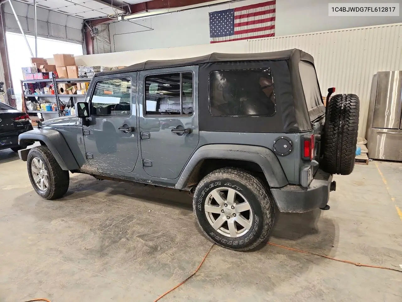 2015 JEEP WRANGLER VIN 1C4BJWDG7FL612817 — фото 2