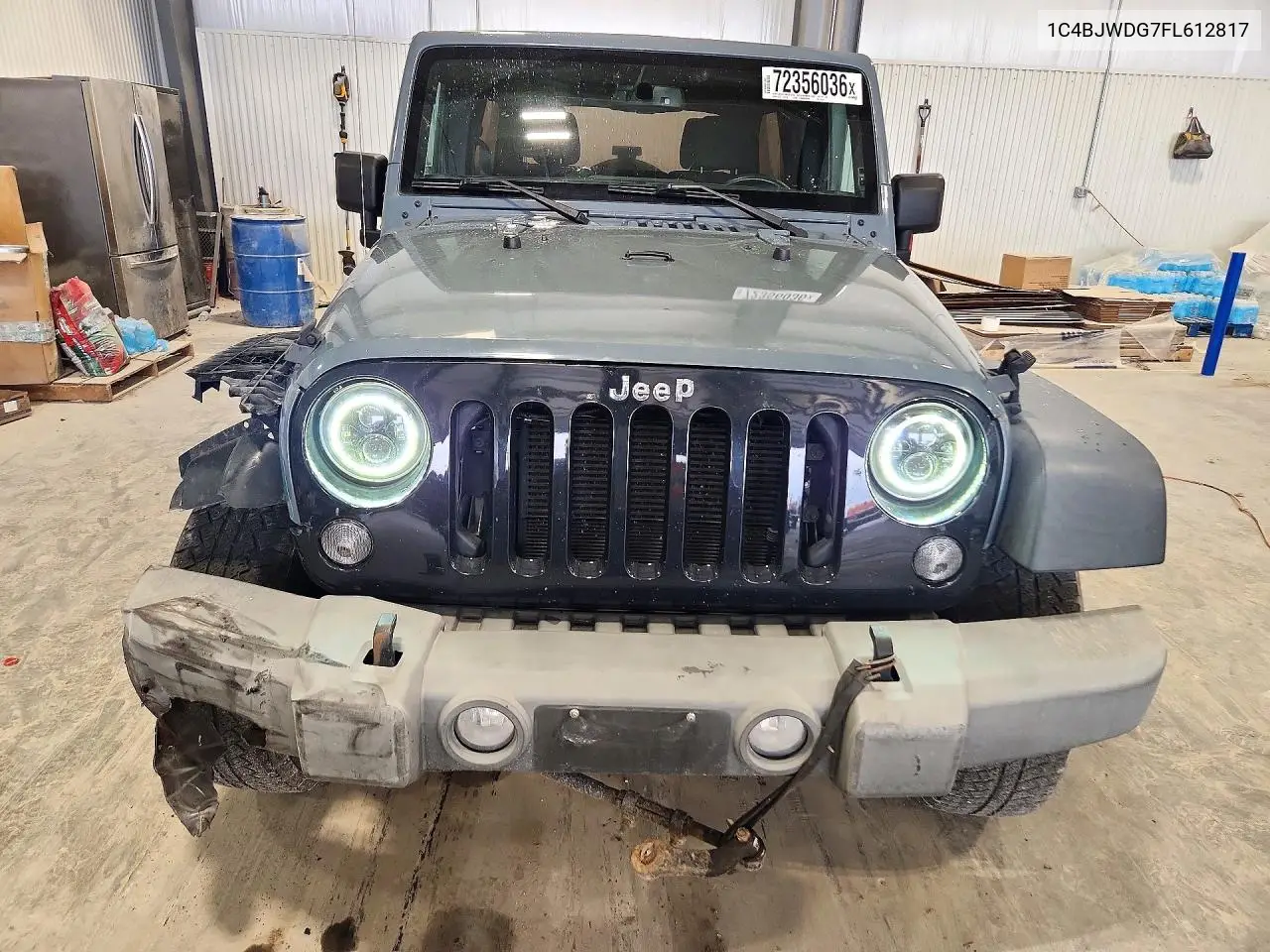 2015 JEEP WRANGLER VIN 1C4BJWDG7FL612817 — фото 5