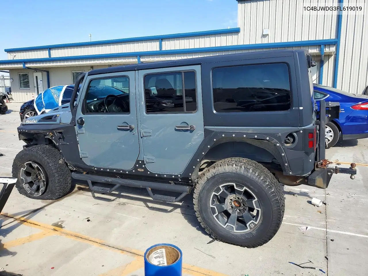 2015 JEEP WRANGLER VIN 1C4BJWDG3FL619019 — фото 2