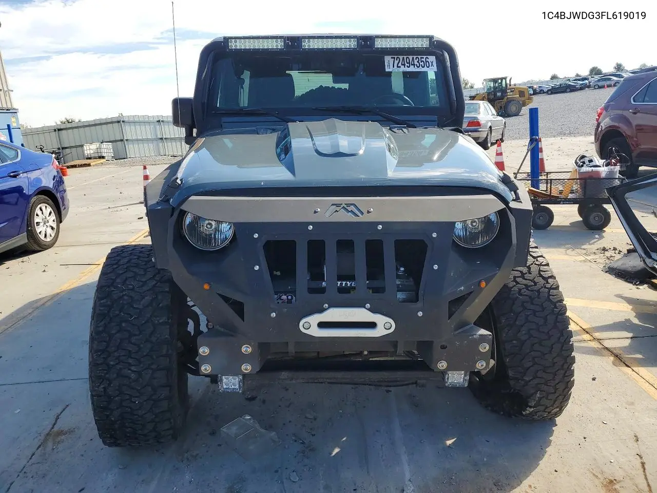 2015 JEEP WRANGLER VIN 1C4BJWDG3FL619019 — фото 5