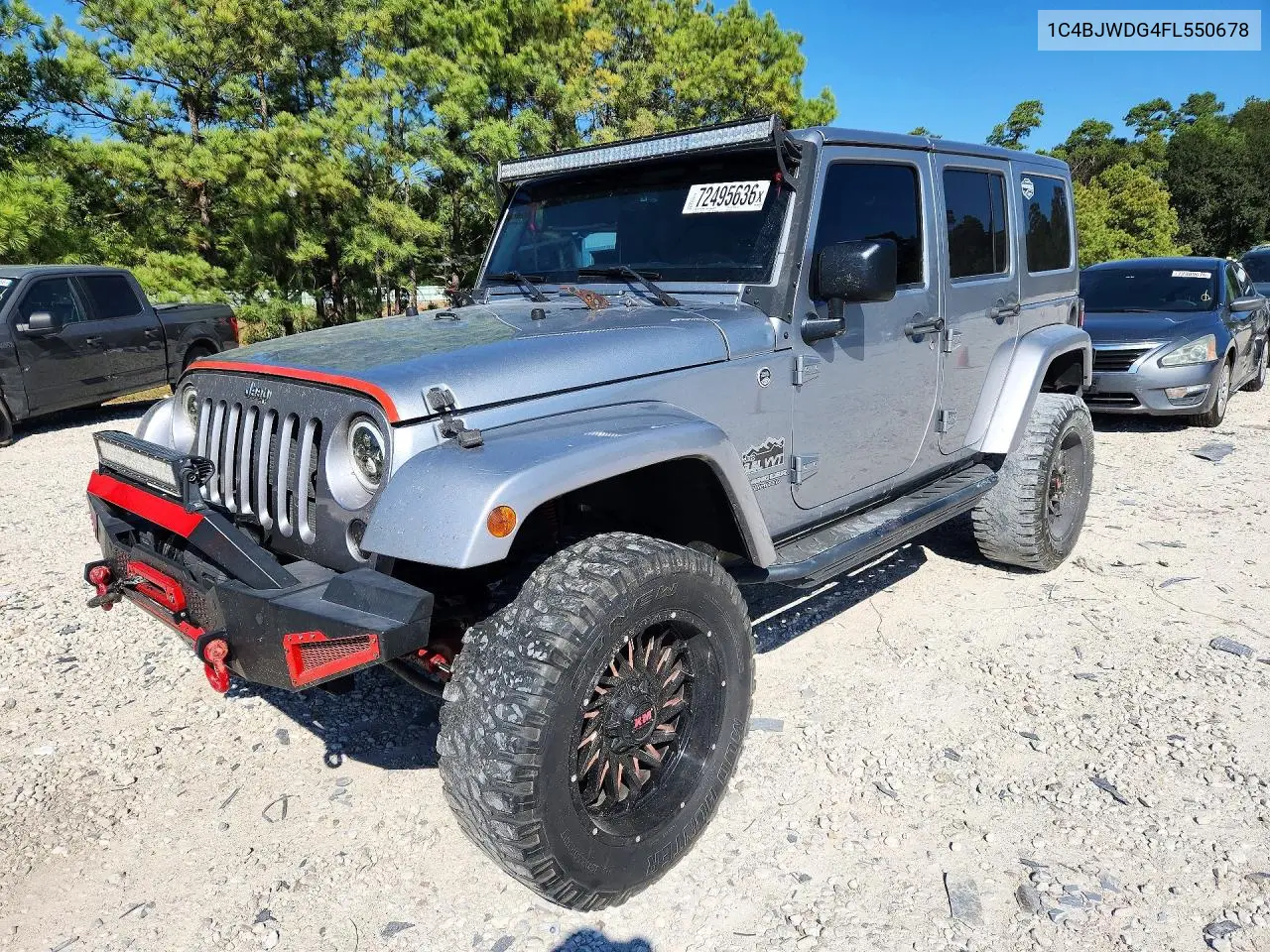 JEEP WRANGLER 2015, VIN 1C4BJWDG4FL550678