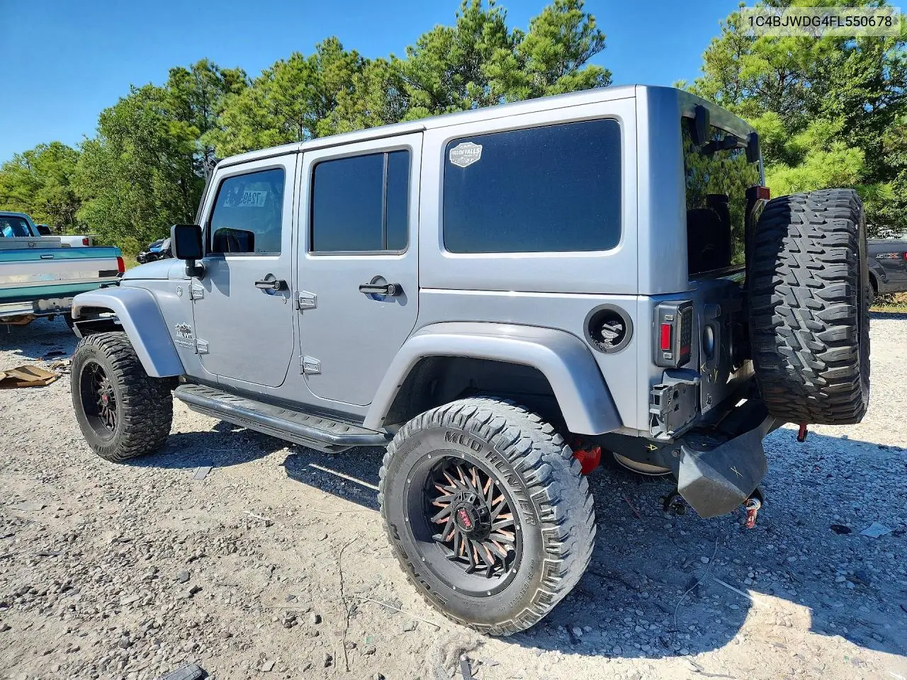 2015 JEEP WRANGLER VIN 1C4BJWDG4FL550678 — фото 2
