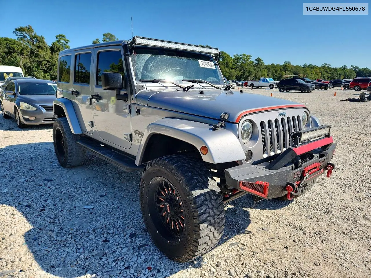 2015 JEEP WRANGLER VIN 1C4BJWDG4FL550678 — фото 4