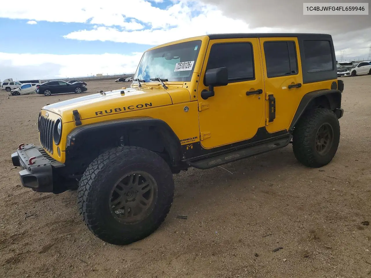 JEEP WRANGLER 2015, VIN 1C4BJWFG4FL659946