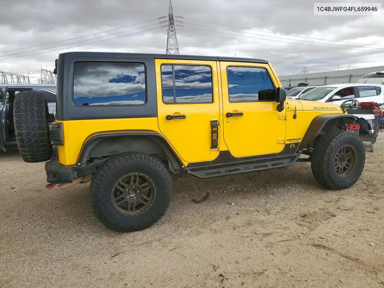2015 JEEP WRANGLER VIN 1C4BJWFG4FL659946 — фото 3