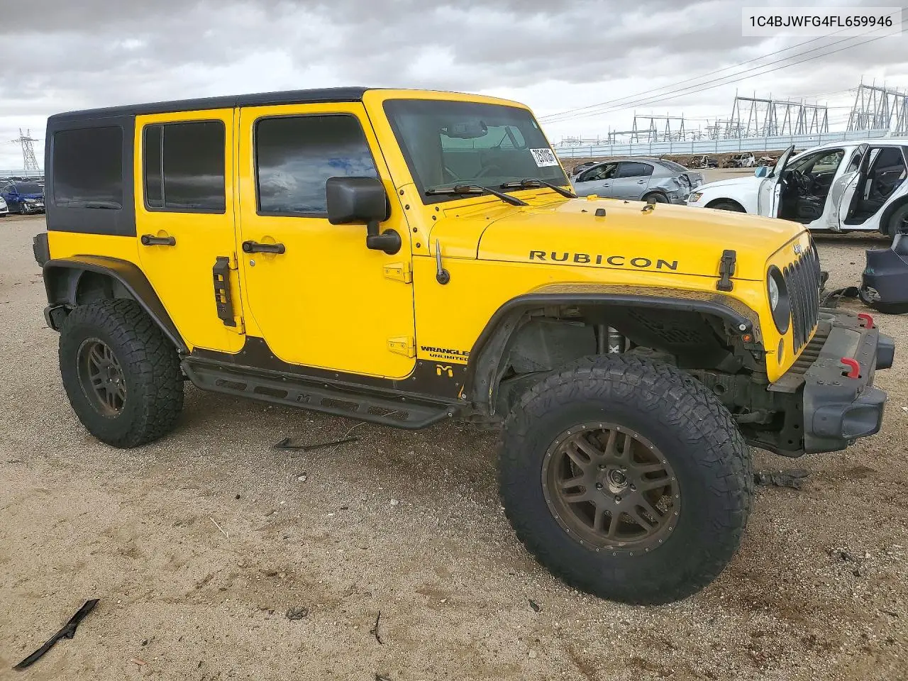2015 JEEP WRANGLER VIN 1C4BJWFG4FL659946 — фото 4