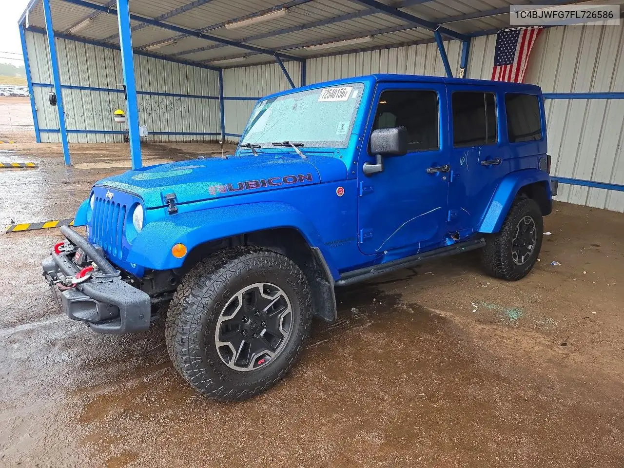 JEEP WRANGLER 2015, VIN 1C4BJWFG7FL726586
