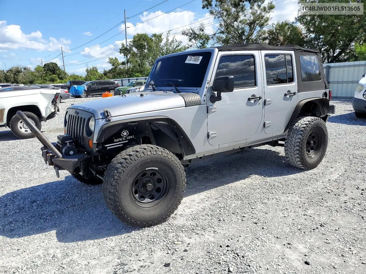 JEEP WRANGLER 2015, VIN 1C4BJWDG1FL513605