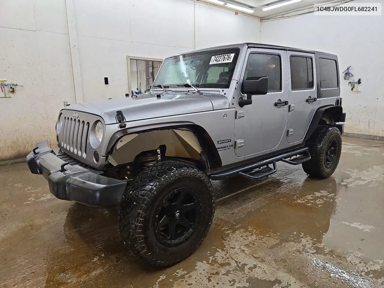 JEEP WRANGLER 2015, VIN 1C4BJWDG0FL682241