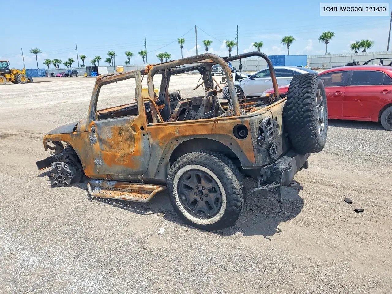 2016 JEEP WRANGLER VIN 1C4BJWCG3GL321430 — фото 2