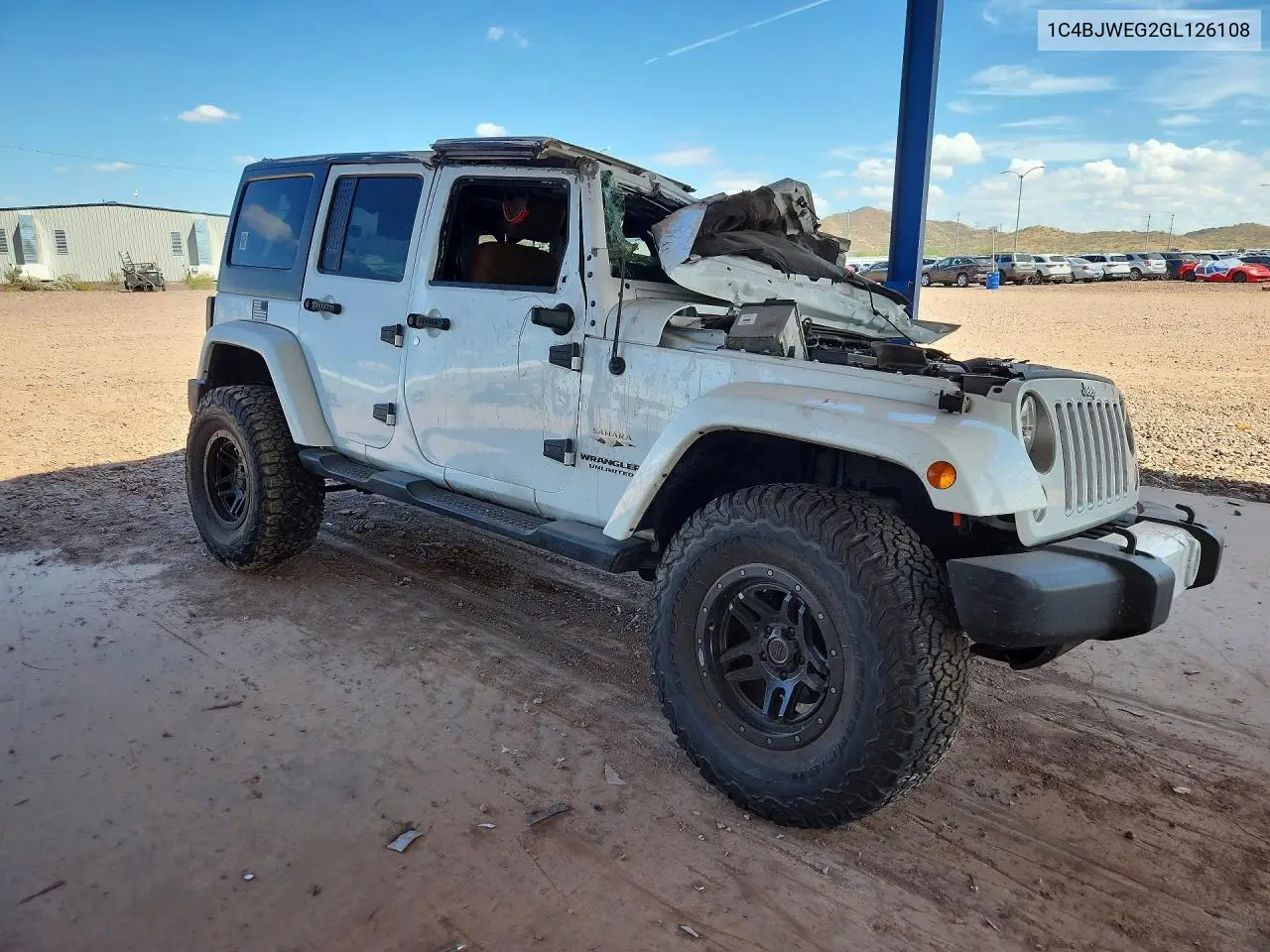 2016 JEEP WRANGLER VIN 1C4BJWEG2GL126108 — фото 4