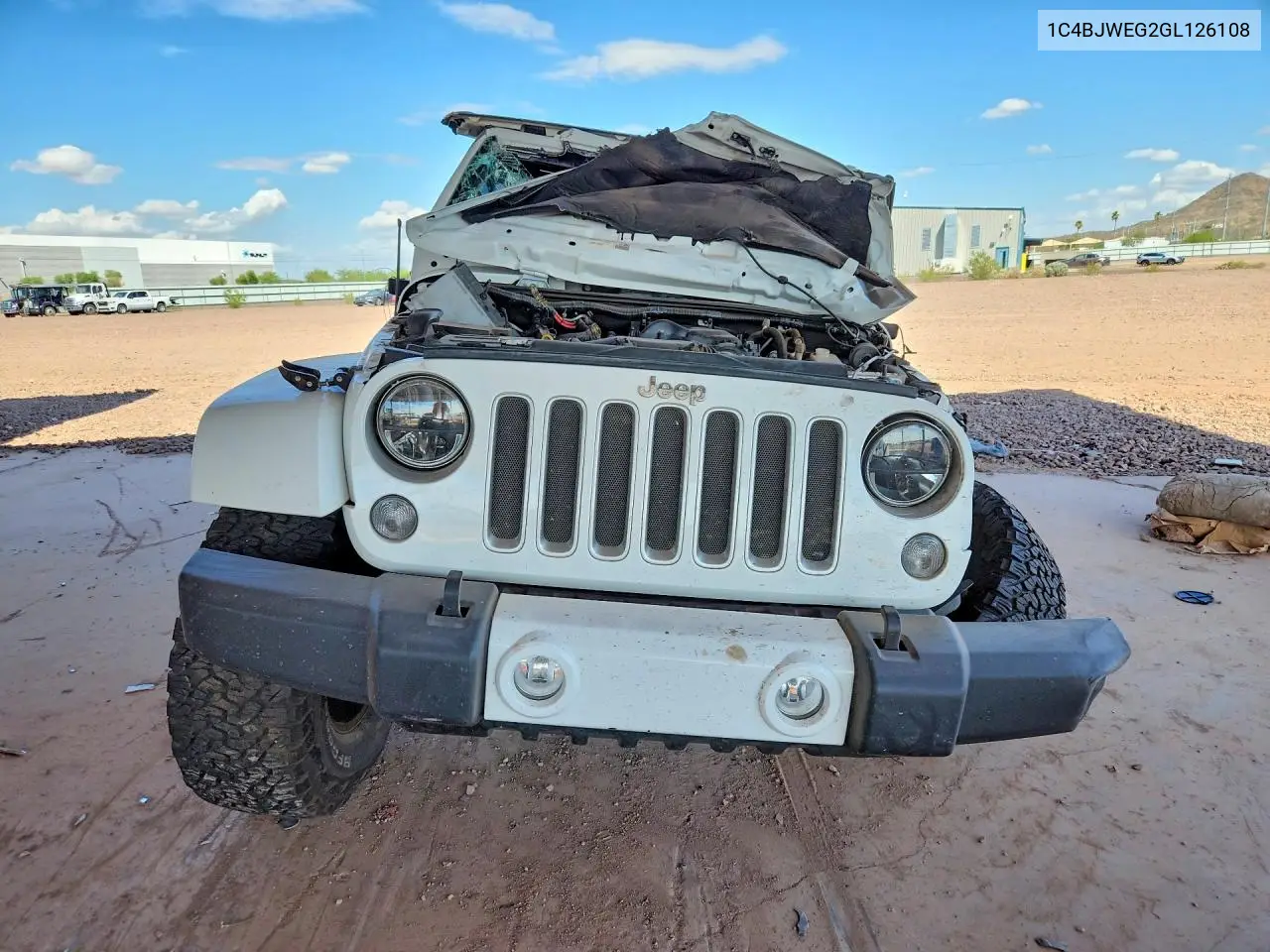 2016 JEEP WRANGLER VIN 1C4BJWEG2GL126108 — фото 5
